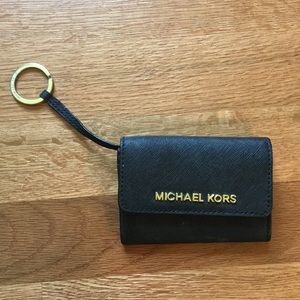 Michael Kors Black Keychain Wallet
